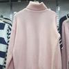 Women's Thick Knit High-Collar Loose Pullover Sweater - Versatile Autumn/Winter Style