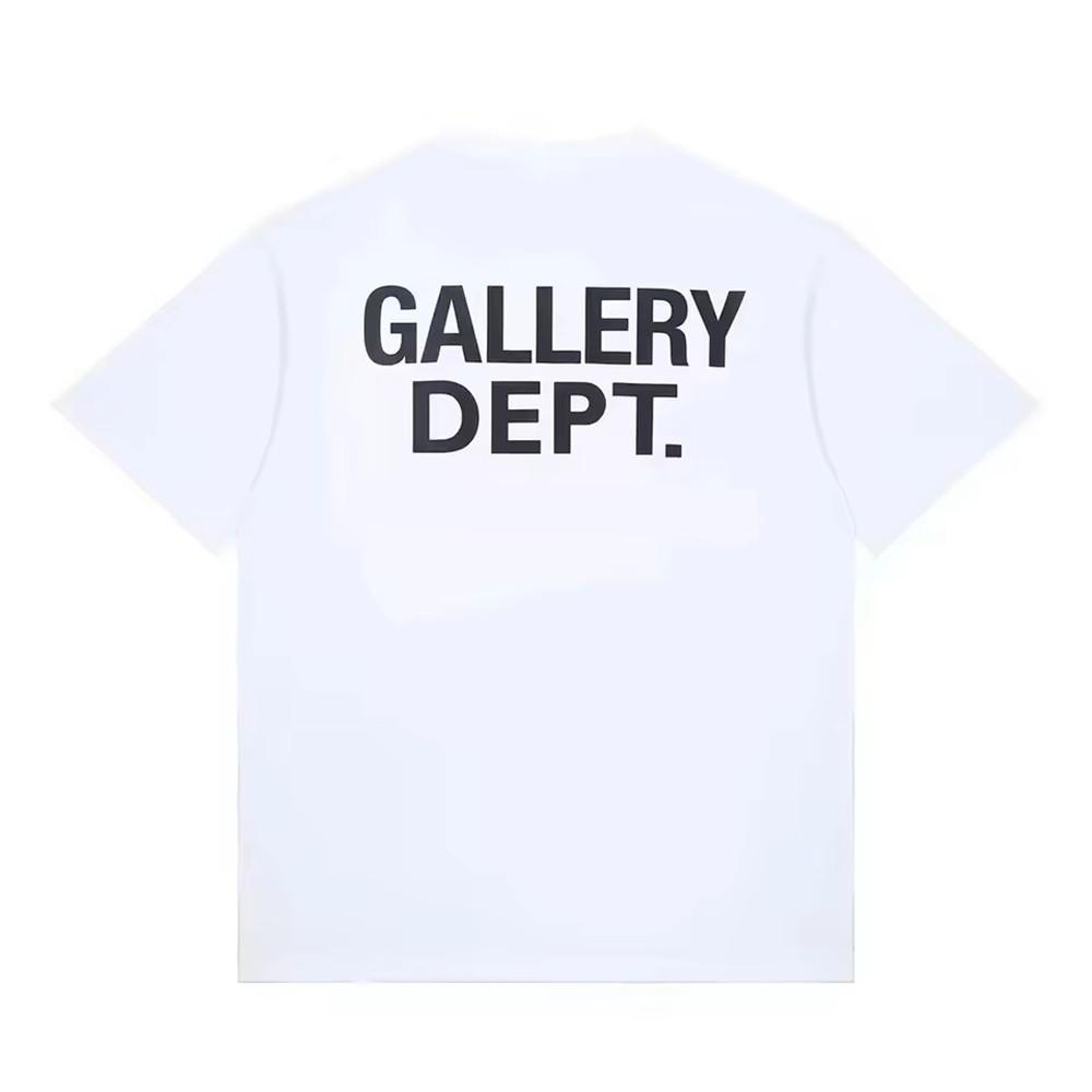 Gallery Dept Хлопковая футболка с принтом букв, короткий рукав, американский стритвир, свободный топ с коротким рукавом для детей