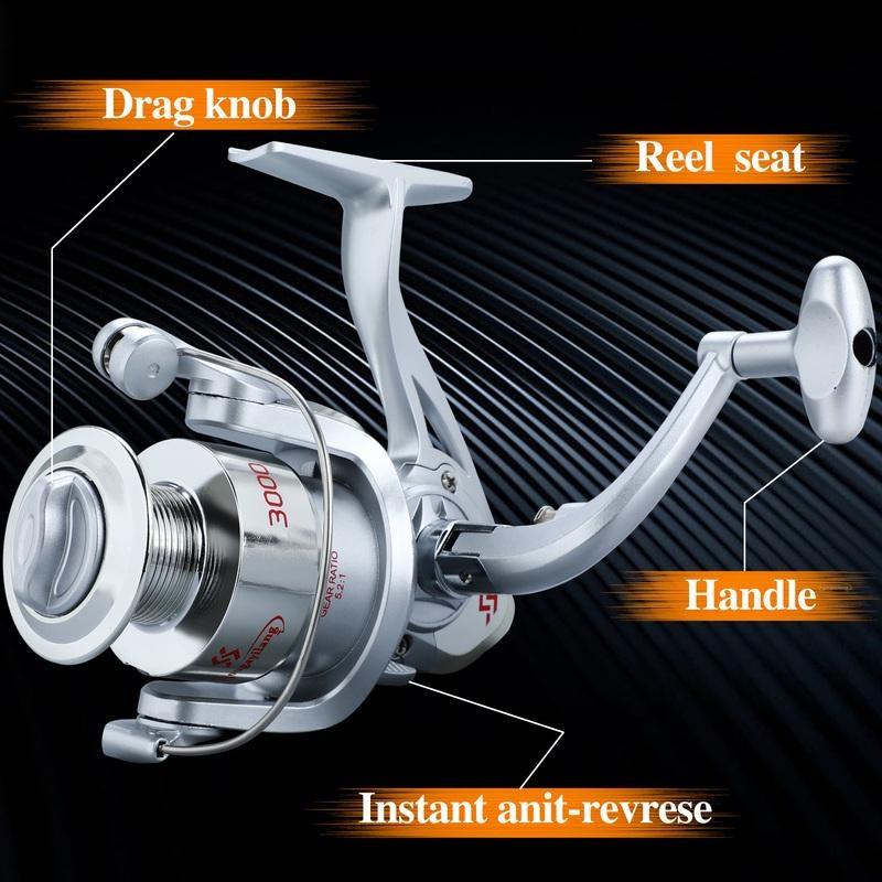 Рыболовные катушки 6 + 1BB Drag Ultra Light спиннинговая рыболовная катушка Карп Форель Пресноводная морская рыбалка