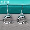 925 Sterling Silver Dolphin Pendant Earrings Fashion Jewelry