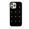 Новый DIY Чехол для мобильного телефона из мягкого силикона с полыми отверстиями, противоударный, забавный базовый чехол для iphone 17 air 16 15 14 13 12 11 Pro Max Plus