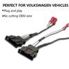 4 шт. Адаптер жгута проводов динамика двери Замена для VW Beetle Golf Passat