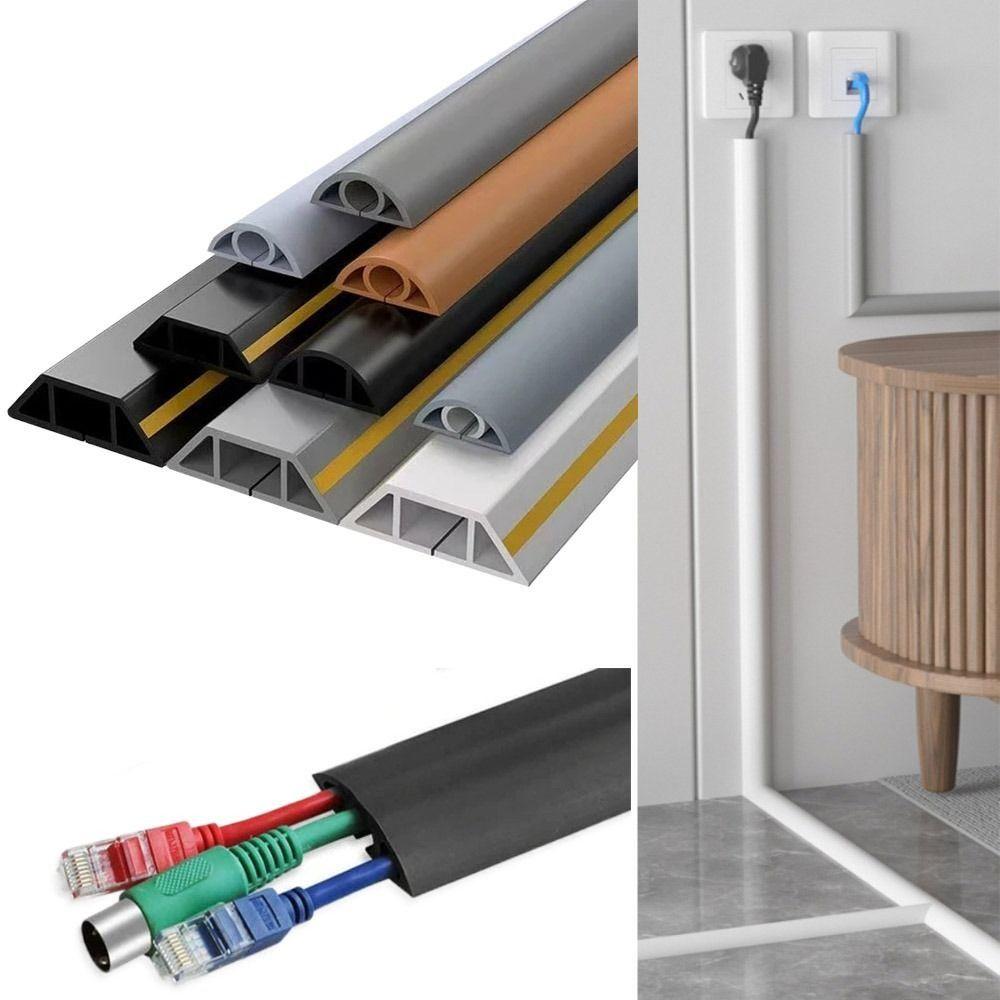 Anti-extrusion Cord Protector Arc Power Cable Protector Electric Wire Slot  Home Outdoor