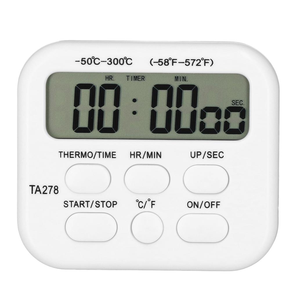 Digital Kitchen Thermometer High Sensitivity Multifunctional Thermometer with Probe Alarm Function