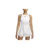 Court Dri-FIT Slam Solid Mesh Quick-Dry Breathable Sleeveless Dress Women Dresses White DV3040-100
