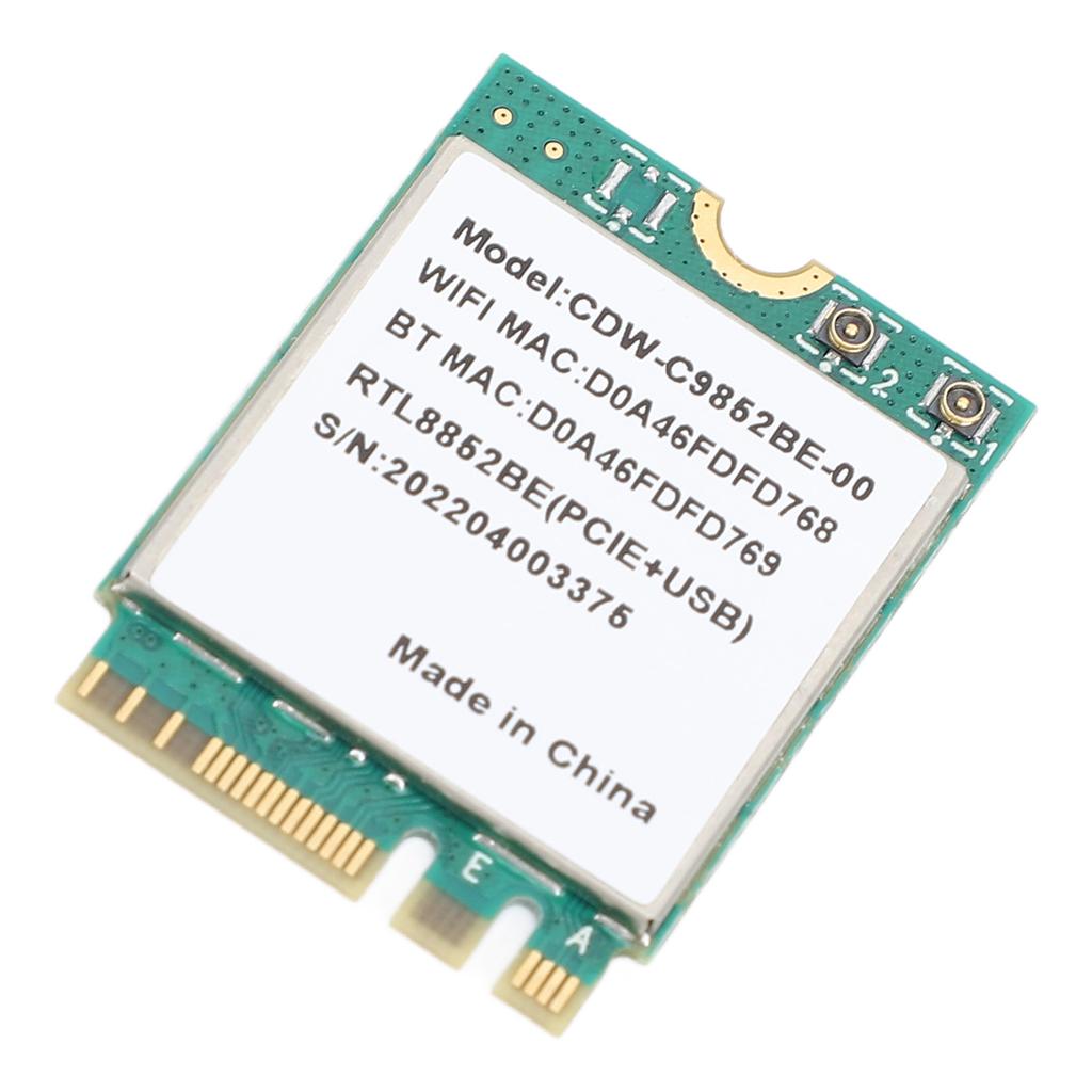 RTL8852BE Wireless Network Card Bluetooth 5.2 1800Mbps Support MU MIMO 2.4Ghz 5Ghz Dual Band M.2