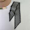 Korean version ins hot model small fresh spring new simulation silk long strip small silk scarf streamer random headband