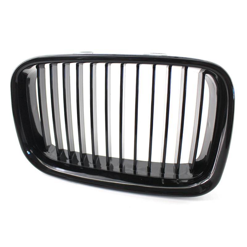 1 Pair Front Hood Bumper Kidney Grilles Grill Chrome for BMW 3-Series E36 Sedan Coupe Touring 1990-1996 51138122237 51138122238