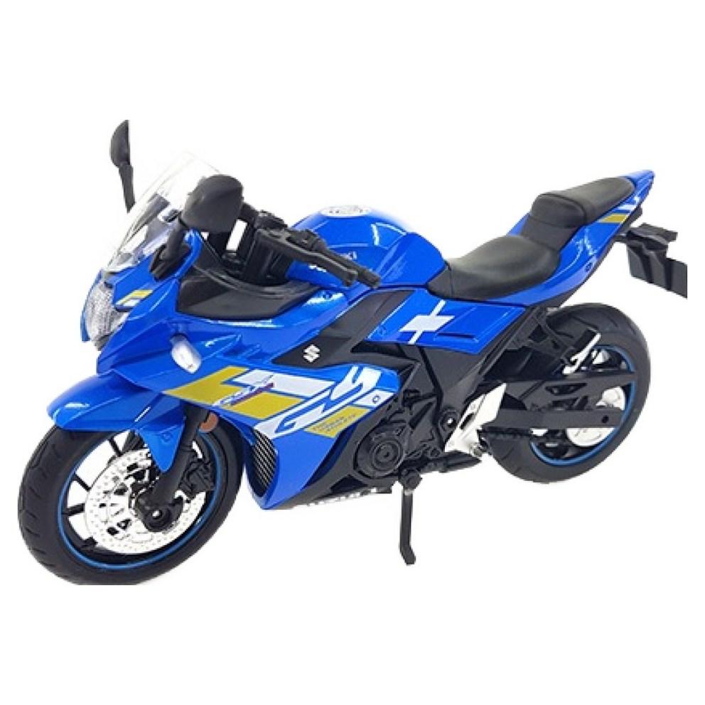МОДЕЛЬ MX 1:Модель мотоцикла Suzuki GSX250R, масштаб 1:12, литая, синяя (MXT116305BL)