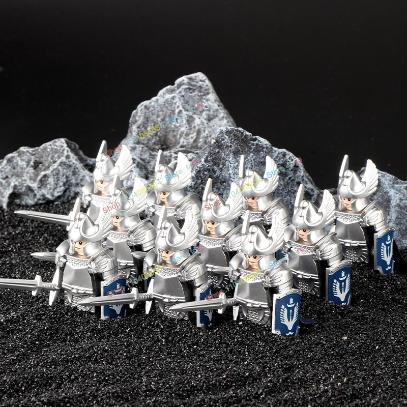 Movie Series Orc Uruk-hai Army Action Figures Mini Bricks Doll Assemble Building Blocks MOC DIY Toys for kid gift