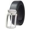 Pin buckle belt, punched belt, men first layer cowhide belt