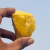 Natural Yellow Sapphire 544.75 Ct Uncut Rough   Gemstone Free Delivery