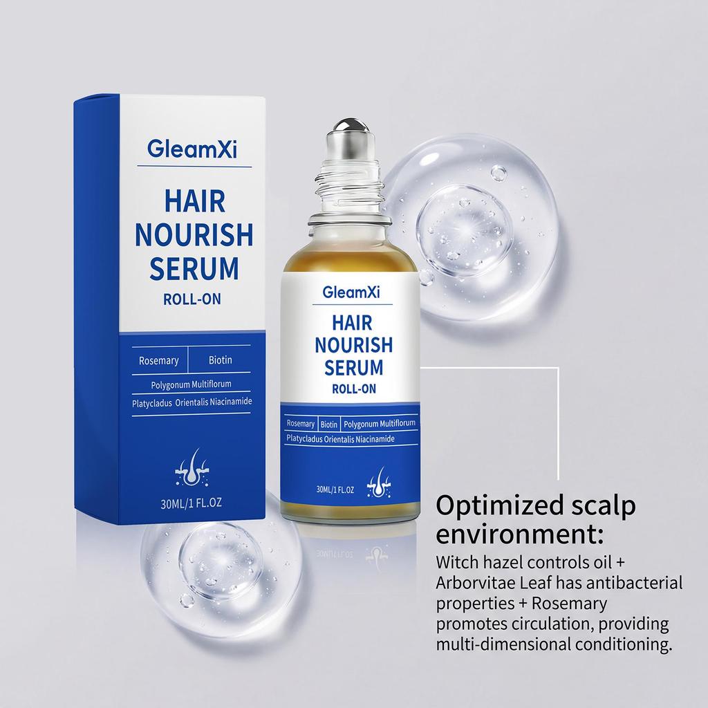 GleamXi Gentle Moisturizing Hair & Scalp Roller Essence