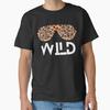 Классическая футболка с леопардовым принтом WiLD Shades Футболка Сделано в США/Австралии Размер S-2XL Унисекс Футболка