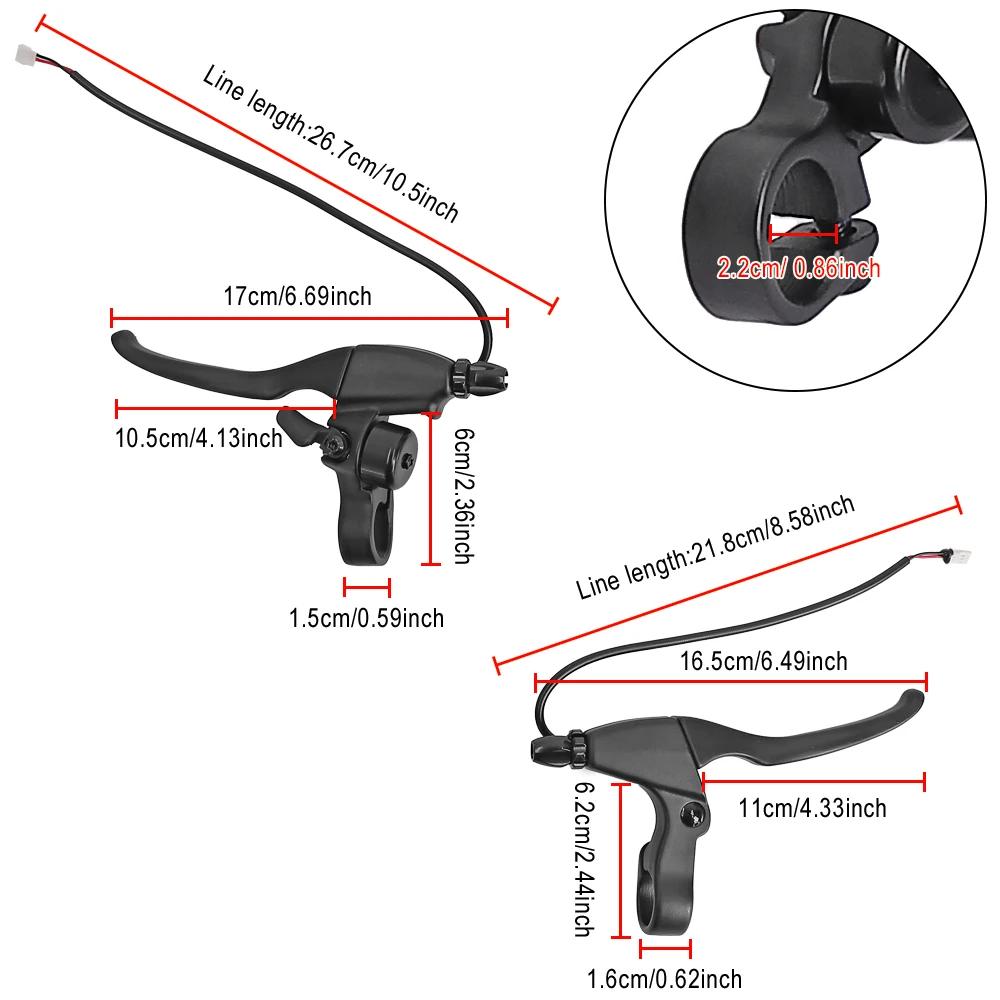 Left Or Right Brake Bar Handle Brakes Lever for HX X9 KickScooter Electric Scooter Brake Handle Replacement Accessories
