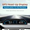 G3 GPS HUD Автомобильный спидометр Проекционный дисплей Автомобильный умный цифровой измеритель Электронные аксессуары для всех автомобилей с напоминанием о тревоге