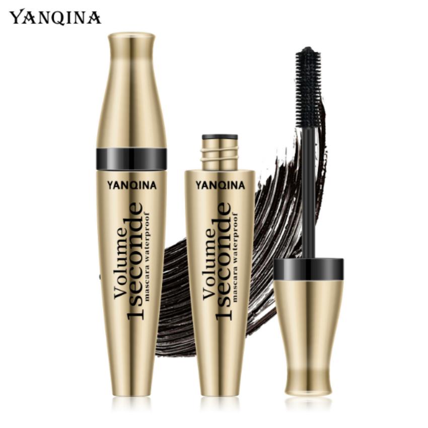 Черная тушь для макияжа 3D Водостойкая тушь для ресниц Liquid Fiber Черная щеточка для завивки ресниц Стойкий макияж глаз Удлиняющая тушь для ресниц