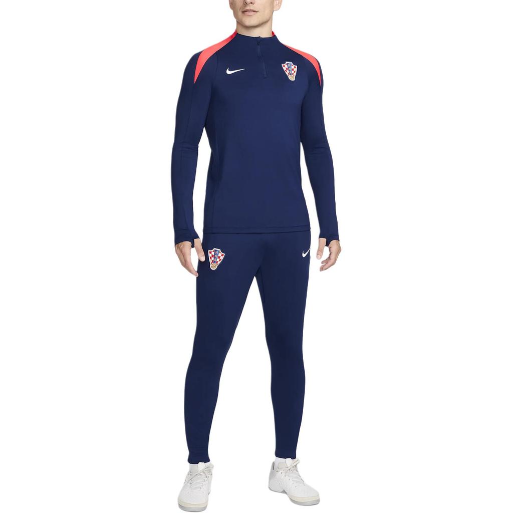 Nike Мужские повседневные брюки Kroatien Strike, цвет Вакуумный синий FQ8652-492