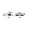 Zinc Alloy Turn Locks Swivel Design Clasp Buckle Portable Belt Buckle  Accessory Making