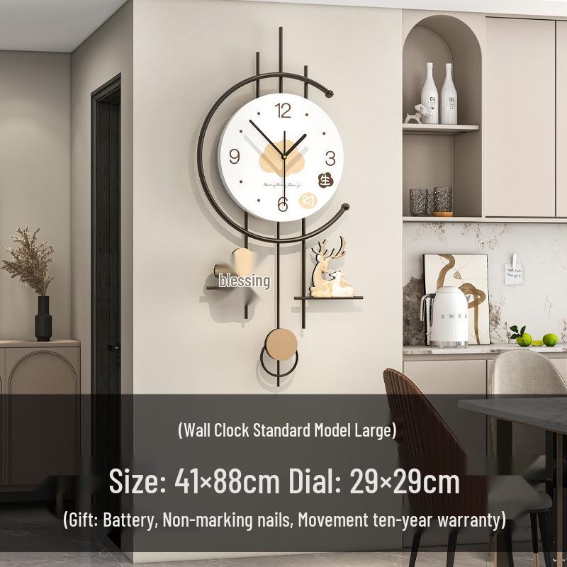 Креативные настенные часы премиум-класса для гостиной: Элегантный дизайн для домашнего декора