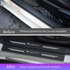 AXSR8 Carbon Fiber Protective Film for Citroen DS SPIRIT DS5 DS6 DS3 DS4 DS7 C3 Elysee Car Door Sill Scuff Plate Sticker Accessories