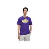 Nike Футболка Los Angeles Lakers DNA Dri-FIT NBA с короткими рукавами, мужские топы, фиолетовый CK8959-547