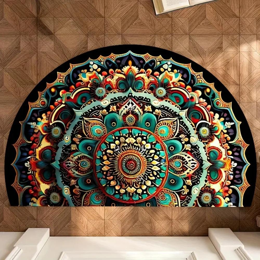 Flower Floral Welcome Rugs Non Slip Door Mat High Quality Entrance Mat Indoor Outdoor