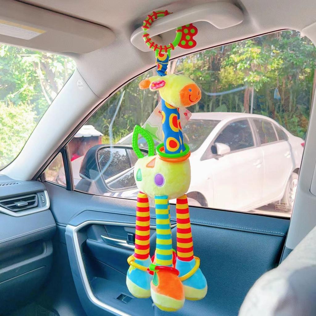 Baby Toy Stroller Pendant Giraffe Bed Bell Soothes 0 To 1 Year Old 3 To 6 Months Newborn Baby Rattle Color