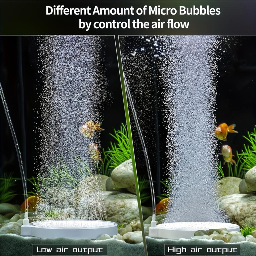 Кислородный диск для аквариума Nano Bubble Tray Bubble Stone Aquariums Bubble Diffuser Aquarium Air Compressor Прочный нетоксичный