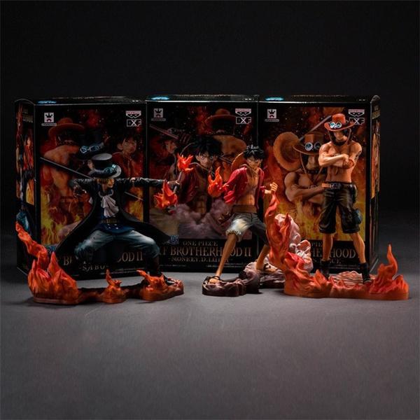 Новая цельная картина Ace Luffy Saab, мультяшная фигурка, аниме-игрушка, три брата собираются (юбилейное коллекционное издание)