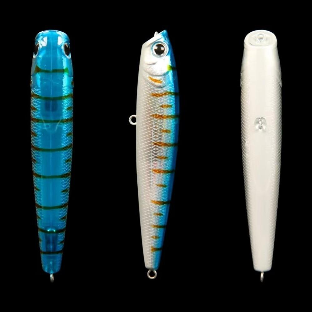 Streamline Design Floating Popper Lure Laser Coating Bass Fishing Lure  Stream Fishing