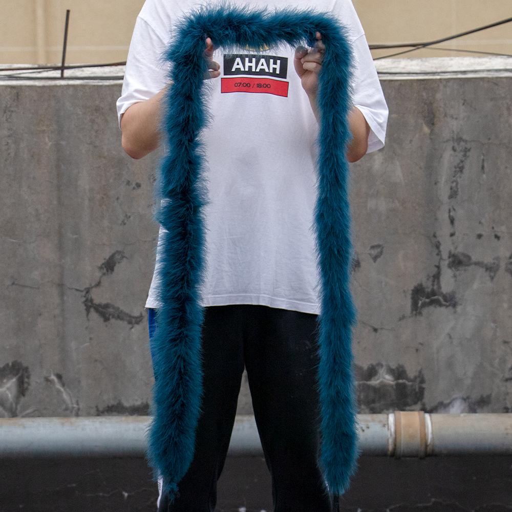 2Yards Colorful Marabou Feather Boa 50g Turkey Plumes Boas Shawl for Wedding Cosplay Clothing Accessory Decoration Plumas Boa