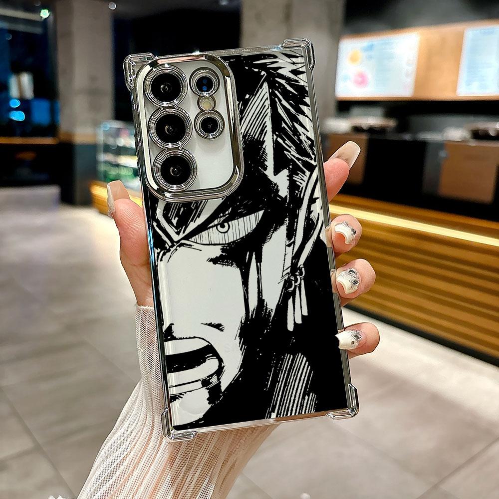 Чехол One Piece Для телефона Galaxy S26 Ultra Чехол Sanji Zoro Luffy Для Samsung S26 S25 S24 S23 S21 Ultra S20 FE S25 Plus 5G Чехол