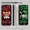 Чехол-бампер One Piece Красный Зеленый Крутой для Apple iPhone 17 Pro Max 15 Air 13 Mini 7 8 11 XS XR 12 Plus 16