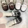 Platform French Mary Jane Single Shoes Children's Spring and Summer 2025 New Bow Japanese British Style Small Leather Shoes