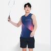Stylish Sleeveless Badminton Vest Shorts Set Men Women Breathable Sportswear Volleyball Training Gym Outdoor
