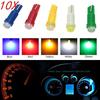 10pcs T5 1 LED SMD Ceramic Dashboard Gauge Instrument  Car Auto Side Wedge Light Lamp