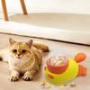 2-in-1 Interactive Dog Treat Dispensing Toy Duck/Cat Shaped Food Puzzle Slow Feeder Toy for Small Medium Dogs Promotes IQ Training