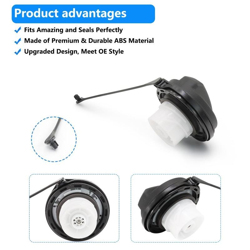 For For Kia Compatible Fuel Tank Cap- 31010-3L600U Model Code 310103L600 Black Color