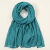 Fashion Cotton Crinkle Hijab Scarf Plain Shawls Muslim Scarves Headscarf Wraps Pashmina Solid Headband Turban Islamic Hijabs