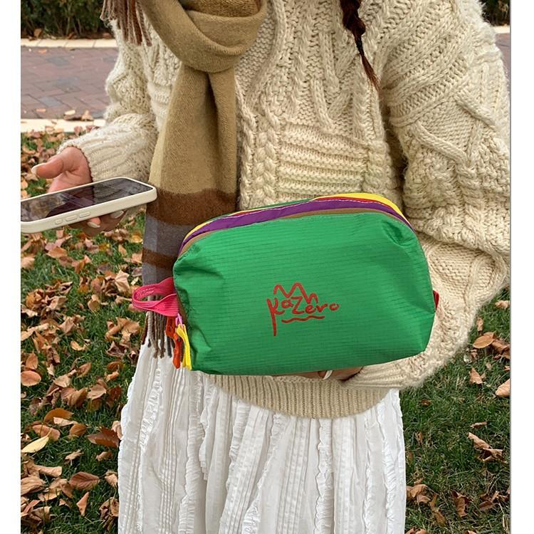 New dopamine color makeup bag for men and women, portable travel storage bag, toiletry bag