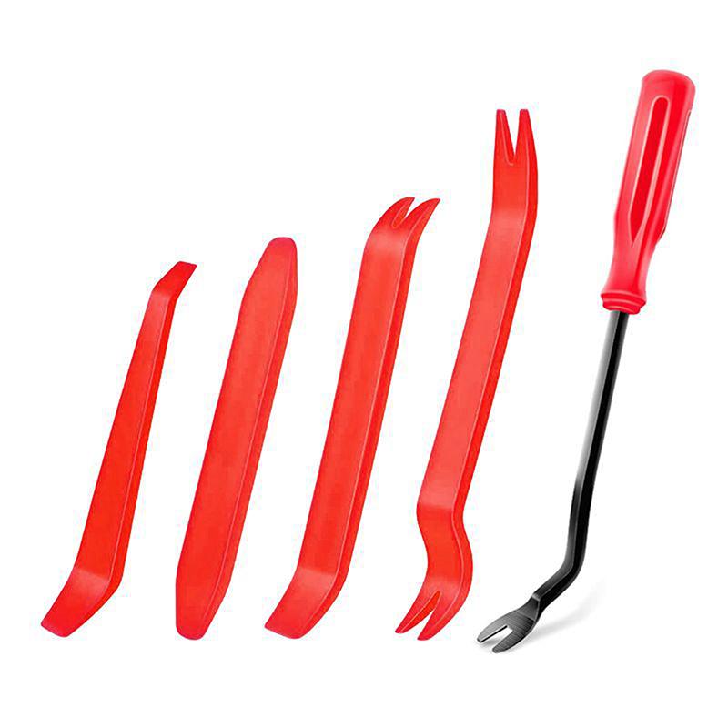 5Pcs/set DIY Accessories Car Buckle Car Audio Disassembly Tool Door Panel Interior Disassembly Driver Pry Bar