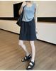 Women's High Waist Summer Sun Protection Skirt Shorts - Plus Size, Casual, Versatile, Anti-exposure, Slimming, Loose Fit