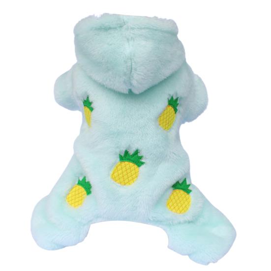 Пижамы для собак с капюшоном, универсальные фланелевые плюшевые наряды для домашних животных, комбинезон, пальто