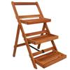 VidaXL 3-Tier Planter Stand 50x63x80 Cm Solid Acacia 43994