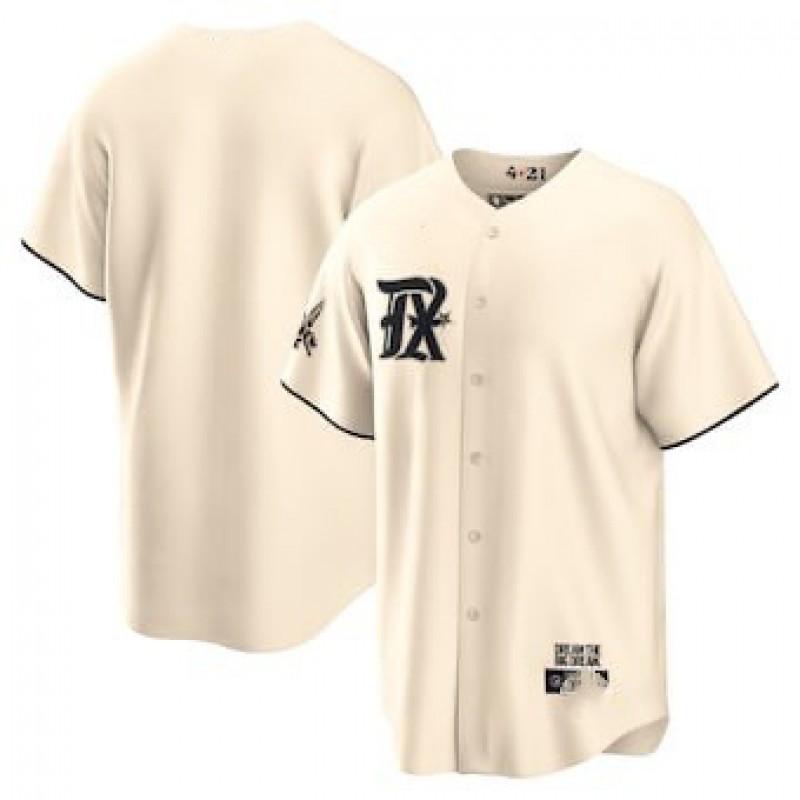 Unisex Embroidered Baseball Jersey Texas Rangers Fan Tee Sportswear Cotton Blend Lightweight