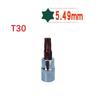T15 Bit Socket Torx T20 T25 T27 T30 T40 1Pcs T8-T40