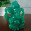 11 см Цвет Нефрит Лорд Ганеша Статуэтка Будды Индия Бог-Слон Ганеш Скульптура Статуи Будды Фэн-Шуй Украшение для Дома и Сада