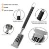 Stainless Steel Bristles Barbecue Cleaner Kit With Spatula BBQ Grill Cleaning Brush Scraper Cooking Tools Charcoal Duty Cleaner