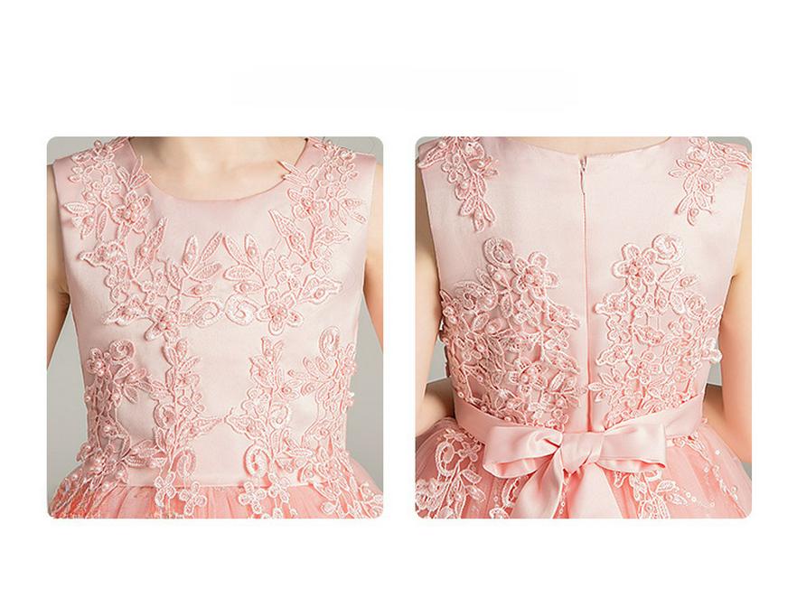 High-End Flower Girl Princess Tutu Dress for Weddings and Performances